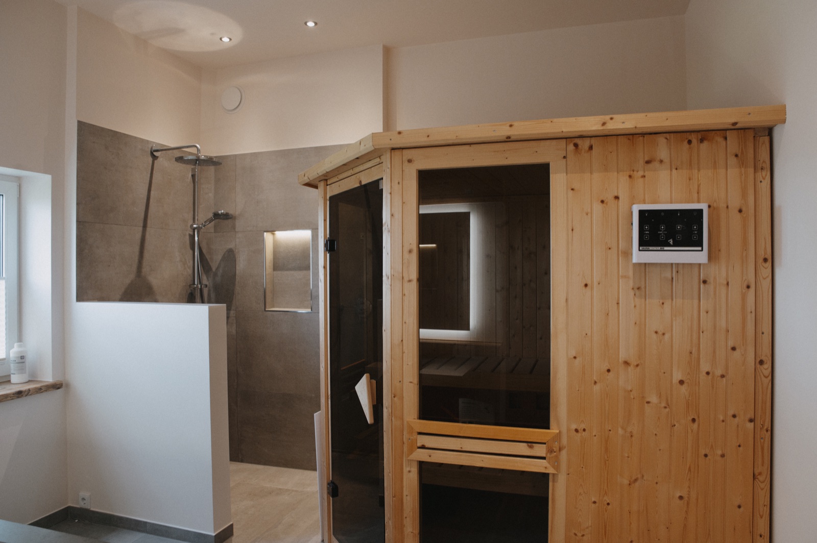 Sauna im Wellnessbad